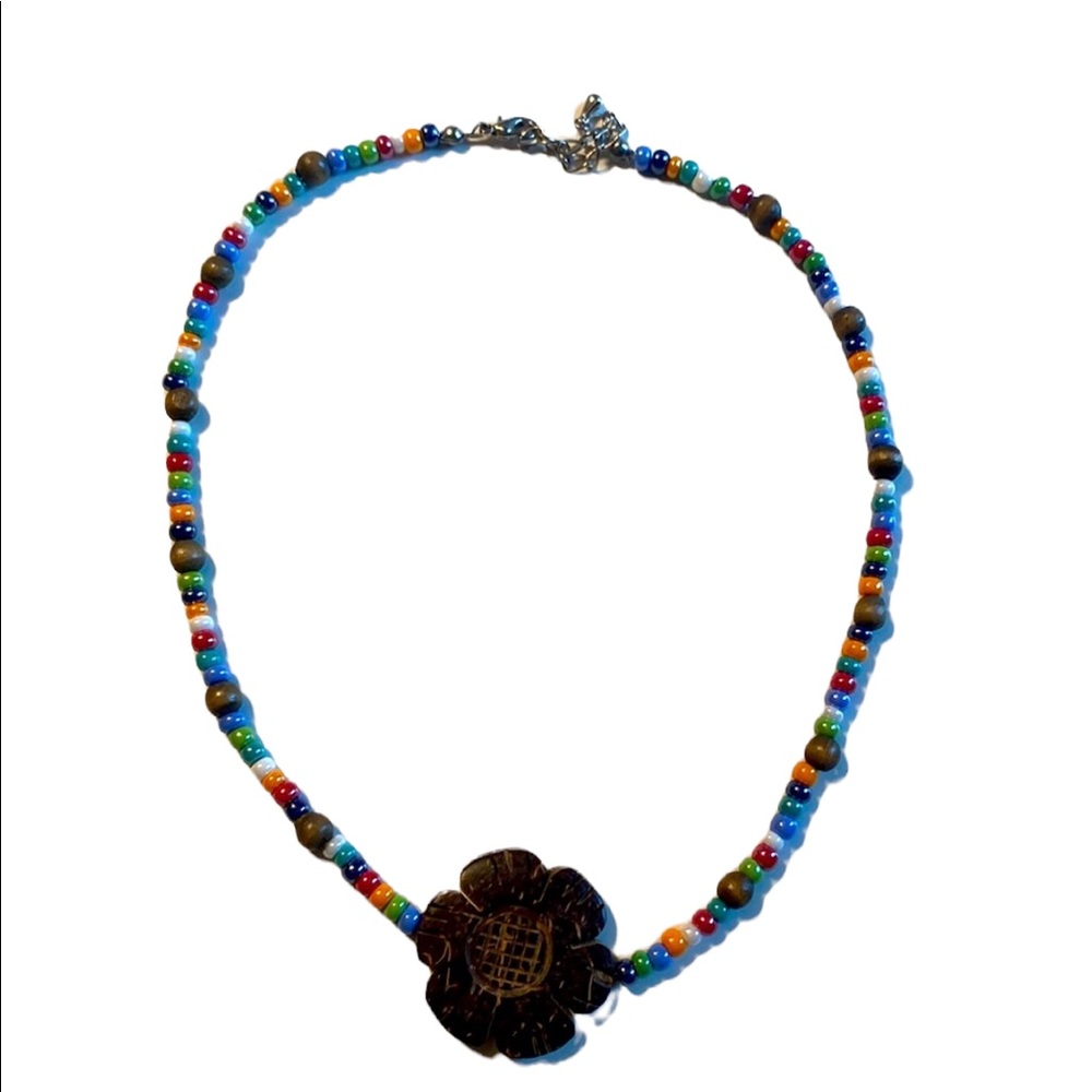 Boho Colorful Beaded Necklace